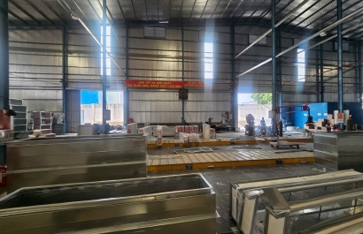 Thi công hệ thống hút khói bếp BBQ Hàn Quốc